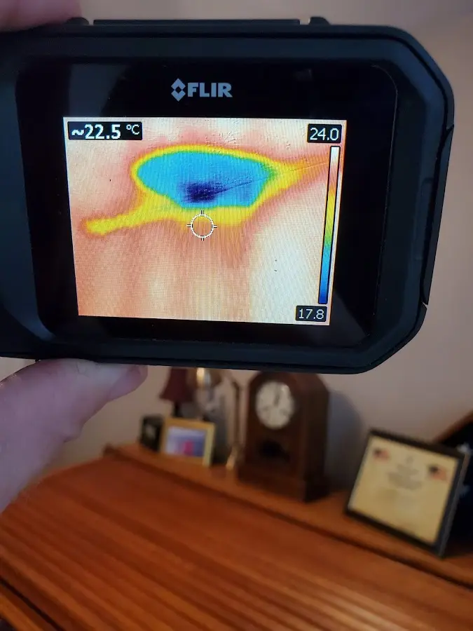 Thermal imaging inspection for water damage in Marinette