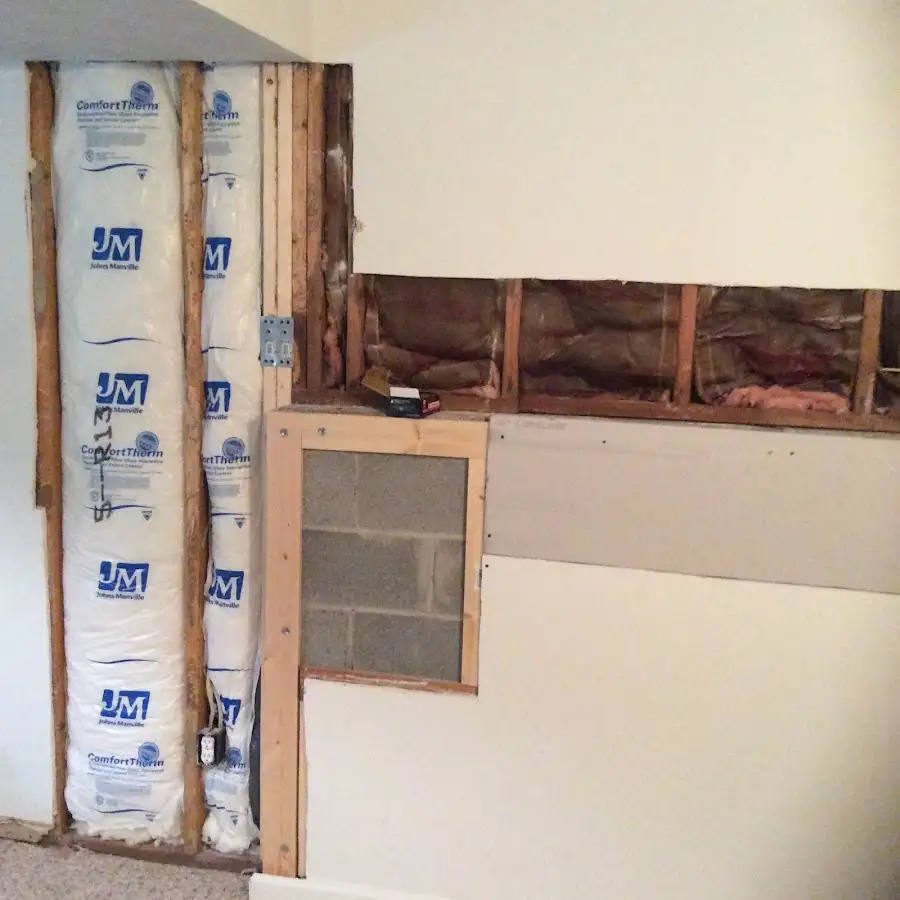 Wall insulation replacement during Odor Removal & Deodorization in Marinette